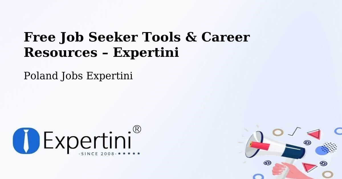Free Job Seeker Tools & Career Resources – Warka - Warka, Poland Jobs Expertini