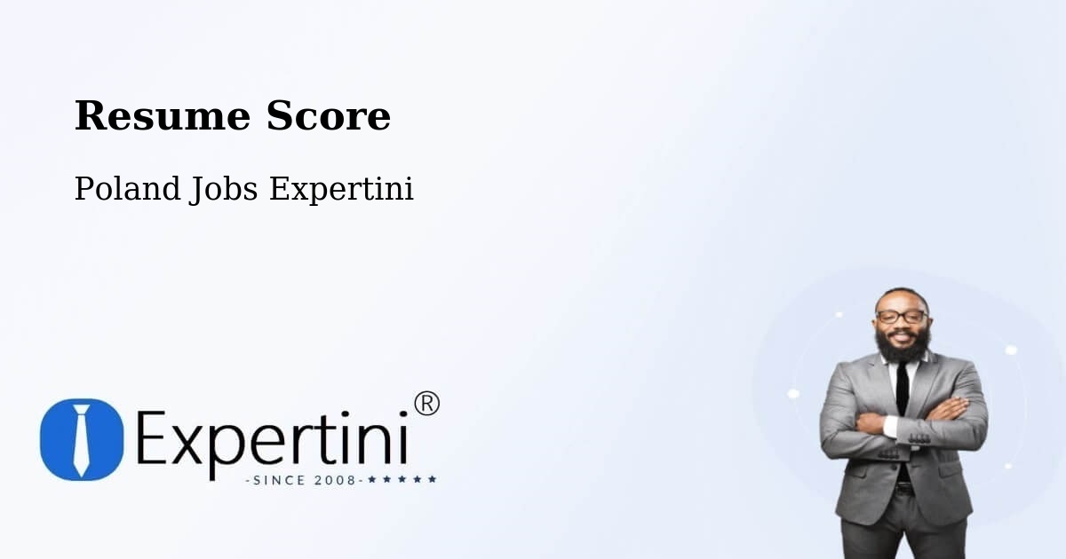 Resume Score & Job Description Match Tool – Warka - Poland Jobs Expertini
